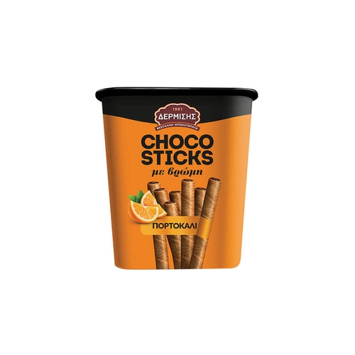 Normal Sticks ΔΕΡΜΙΣΗΣ Choco Sticks με γέμιση κρέμας πορτοκαλιού 310 γρ. | Market In