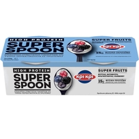 ΚΡΙ ΚΡΙ SUPERSPOON Επιδόρπιο Στραγγιστού Γιαουρτιού Blueberry 2x170γρ